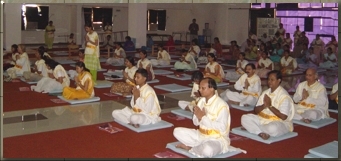 Meditationshalle im Terapanth Bahawan (Center)