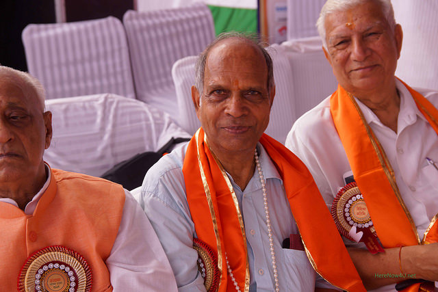 2014.09.21 Delhi-Digambar Sant Sammelan 00396 Ajit Benadi, Nirmal Kumar Jain Sethi